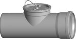 Rura rewizyjna DN60 250 mm