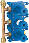 Rapido C concealed element for a triple valve