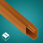 Kanał Elektroinstalacyjny (MKE) PVC-U 15/32 Drewno Jasne - 2 m (30 szt./op.)