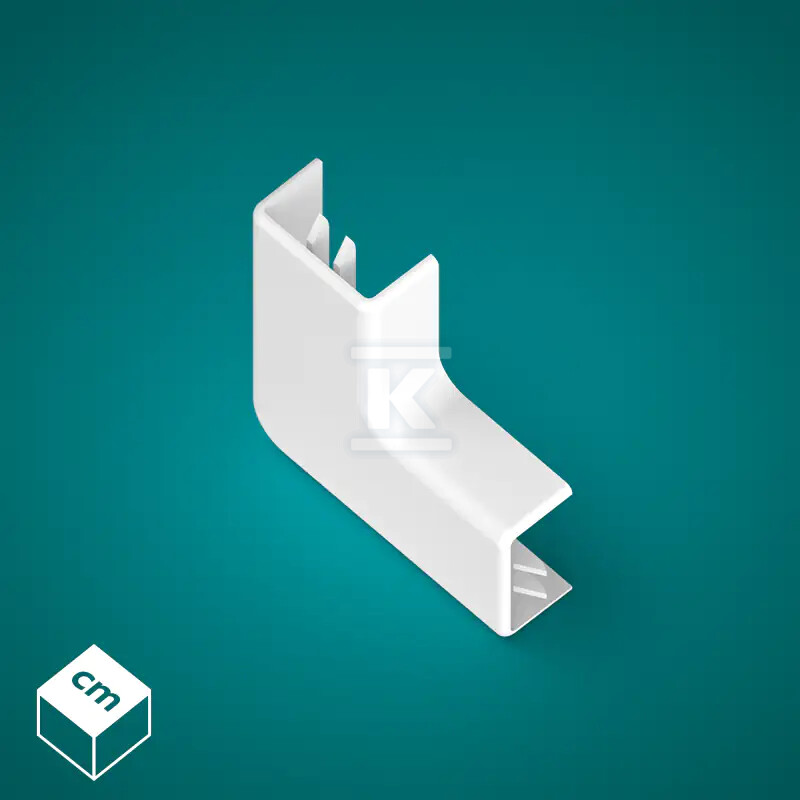 Łącznik kątowy (LK) PP-M 11/20 Biały - 111352