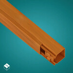 Kanał Elektroinstalacyjny (KE) PVC-U 40/40 Drewno Jasne - 2 m (15 szt./op.)