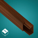 Kanał Elektroinstalacyjny (MKE) PVC-U 15/32 Drewno Ciemne - 2 m (30 szt./op.)