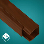 Kanał Elektroinstalacyjny (MKE) PVC-U 30/32 Drewno Ciemne - 2 m (15 szt./op.)