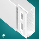 Kanał Elektroinstalacyjny (KE) PVC-U 60/210 Biały - 2 m (3 szt./op.)