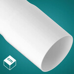 Rura RL PVC-U Prosta Biała 320N 50 długość 3 mb (5 szt/op.)