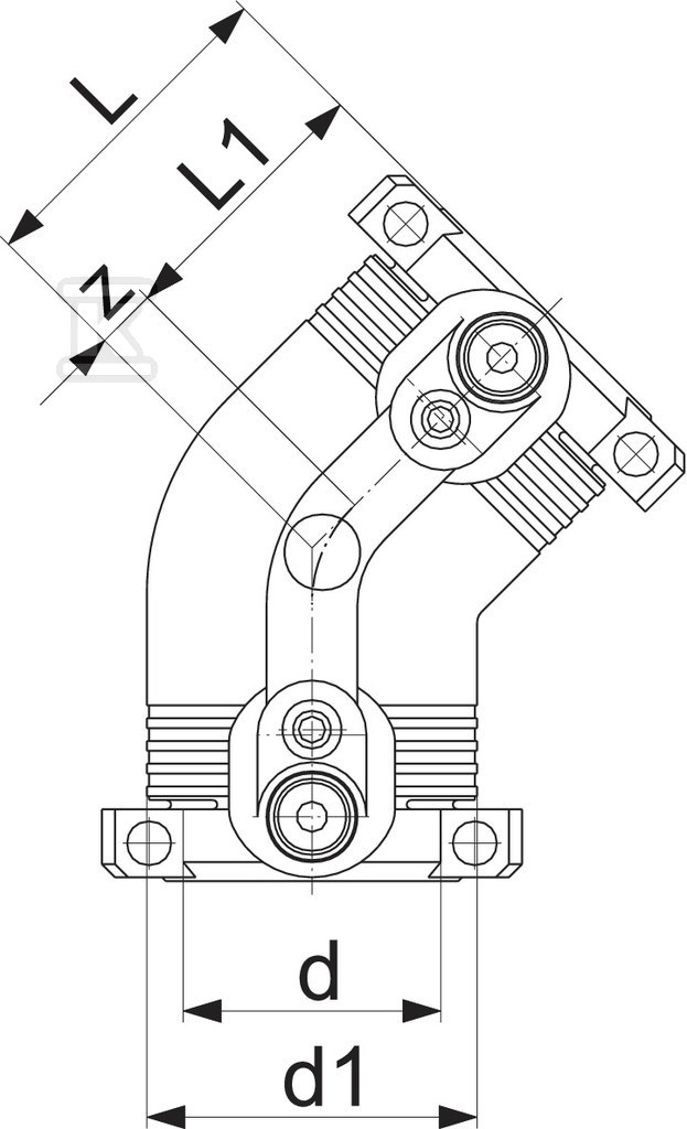 Elektroschweißbogen 45ST. d32 PE100, - 753151608