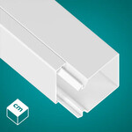 Kanał Elektroinstalacyjny (MKI) PVC-U 40/40 Biały - 2 m (15 szt./op.)