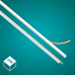 Listwa szybki montaż z taśmą samoprzylepną (LSM) PVC-U 8/9 B-B - 1,15 m (11 szt./op.)