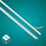 Listwa szybki montaż z taśmą samoprzylepną (LSM) PVC-U 9/16 B-B - 2 m (15 szt./op.)