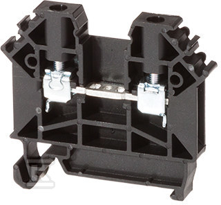 ZUG-4 black straight-through terminal - A11-A233