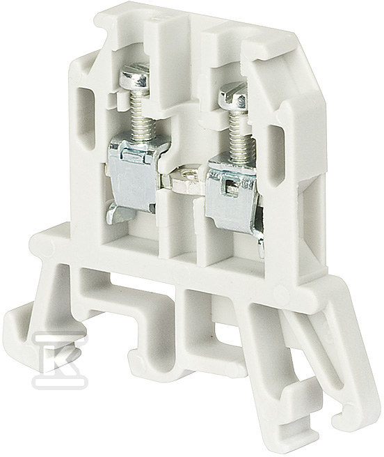 Threaded terminal block ZUG-G2.5, gray - A11-0078