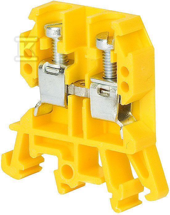 Threaded terminal block ZUG-G10, yellow - A11-0201