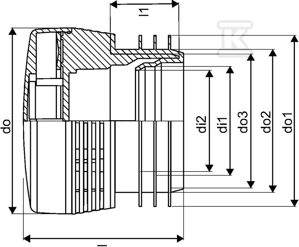 Napowietrzacz HypAIR 70-110 do rur - 1134571