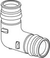 Elbow PPS 20-20 Uponor Q&E - 1144510