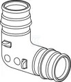 Elbow PPS 25-25 Uponor Q&E - 1144511
