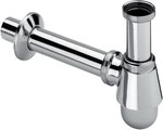 Flaschen-Bidet-Halbsiphon 5/4"x5/4"x200 Messing / Chrom