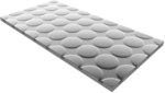 Underfloor heating polystyrene board with an aluminum layer, torsion element, Onnline EPS300 1200x600x25 mm