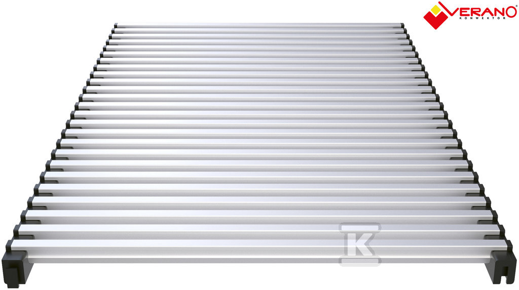 Modular grille anodized aluminum, satin - MPZAS-1,8/17/165