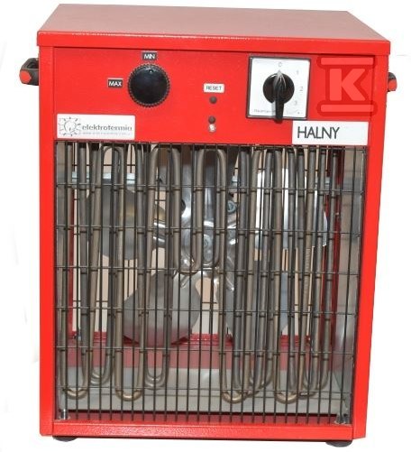 Nagrzewnica elektryczna Halny 7,5kW/N o - HALNY 7,5/N