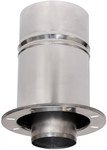 Air-flue gas reduction chimney adapter DN 60/100 x 80/125 for FERROLI condensing boilers