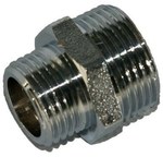 GZ x GZ nipple 3/8" chrome plated brass Onnline