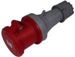 Gniazdo przenośne, seria POWER TWIST 63A 5P 400V 6H IP44