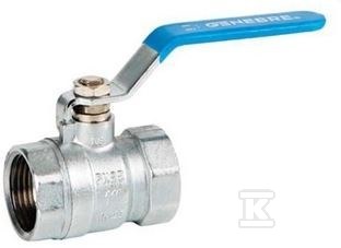 Threaded ball valve DN25, brass, PN25, - 1.3028.025.2520