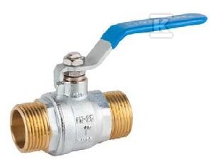 Full port brass ball valve DN15 PN25 - 1.3033.015.2520