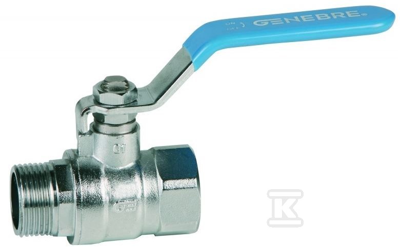 Threaded brass ball valve, W-Z, full - 1.3034.040.2520