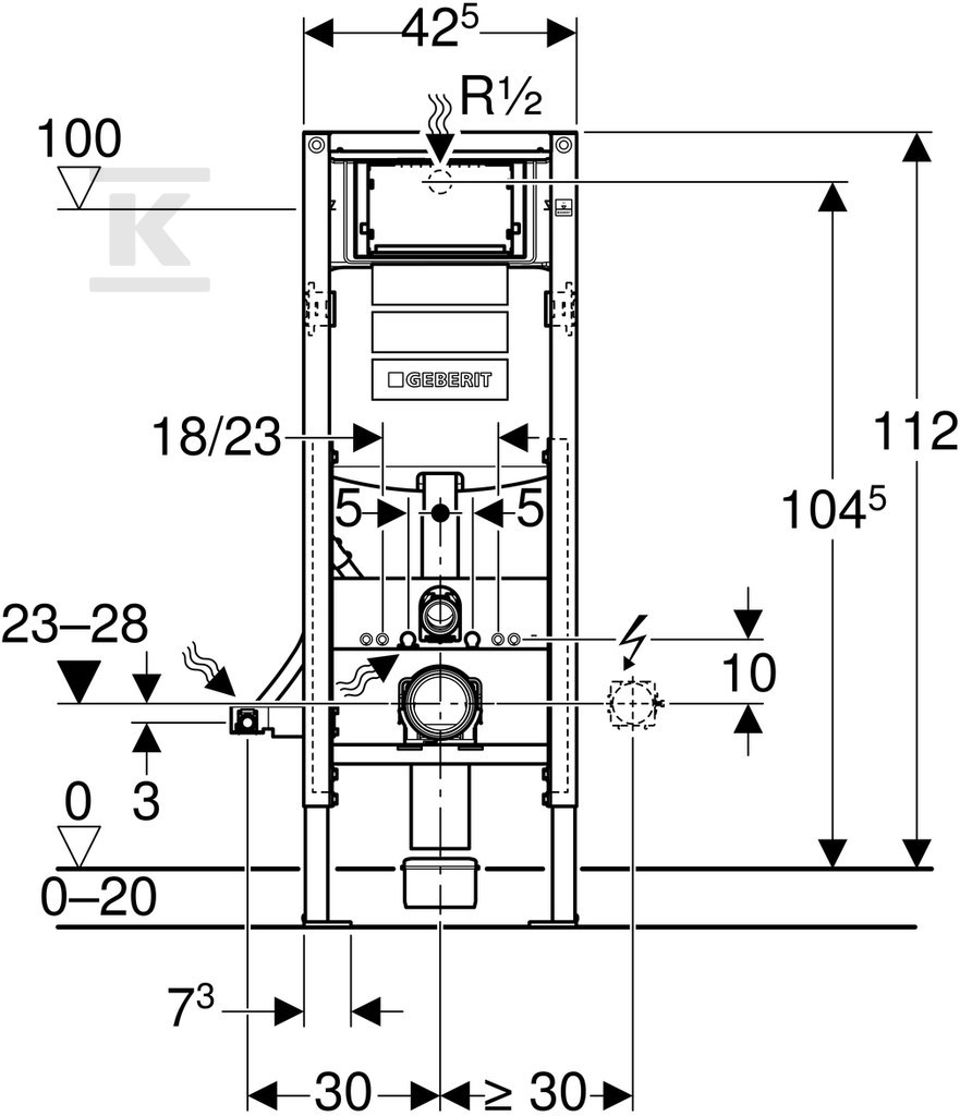 Duofix-Gestell für - 111.350.00.5