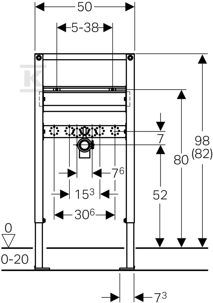 Stelaż (element montażowy) Duofix do - 111.485.00.1