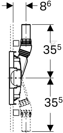 Geberit Duofix mounting element for - 111.581.00.1