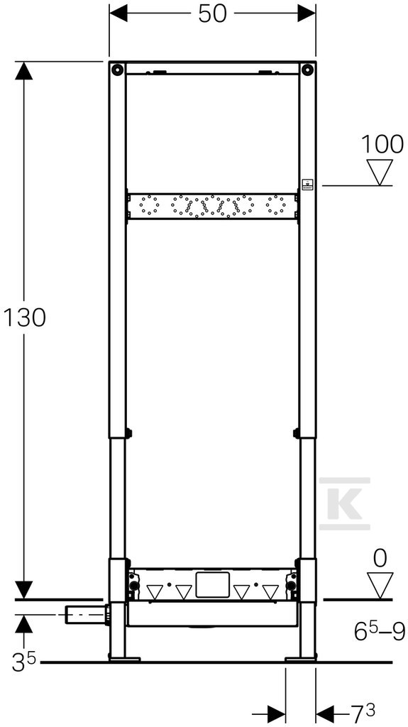 Geberit Duofix mounting element for - 111.589.00.1