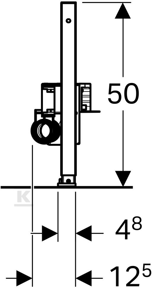 Geberit Duofix mounting element for - 111.591.00.1