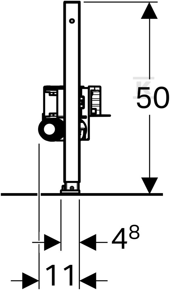 Geberit Duofix mounting element for - 111.593.00.1