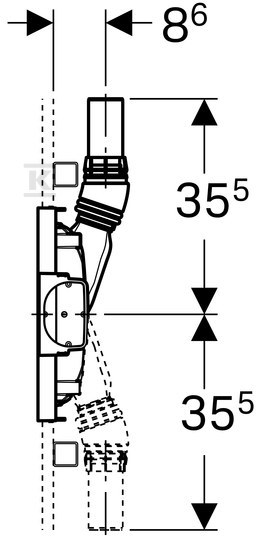 Geberit Duofix mounting element for - 111.593.00.1