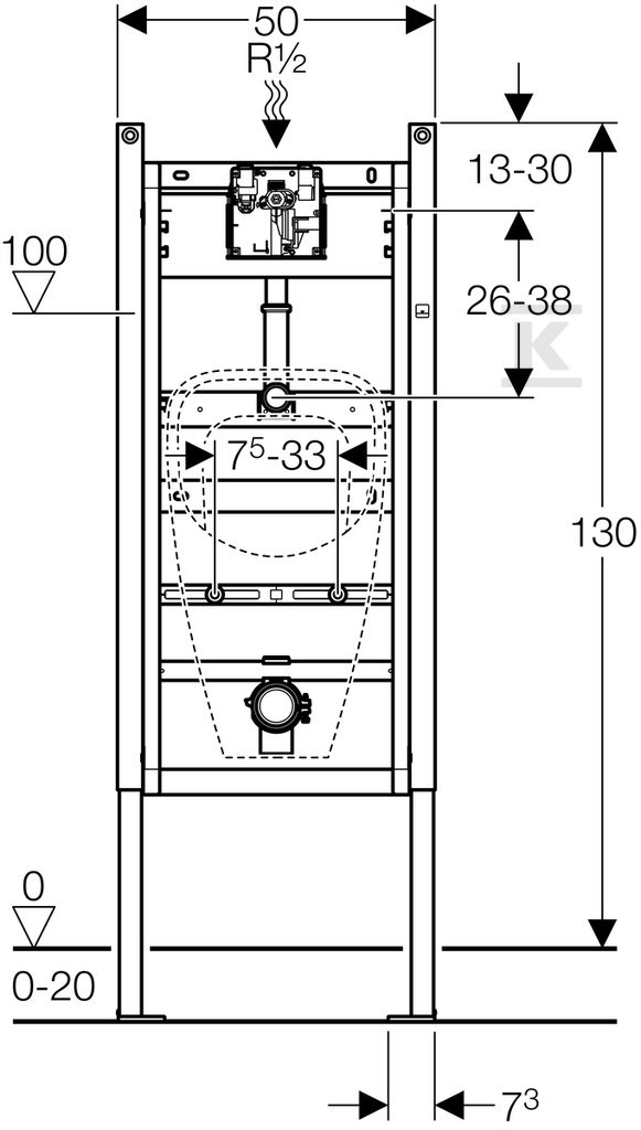 Duofix Grundrahmen für - 111.665.00.5