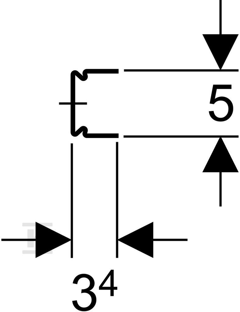 Szyna montażowa Duofix (komplet 2x3m z - 111.878.00.1