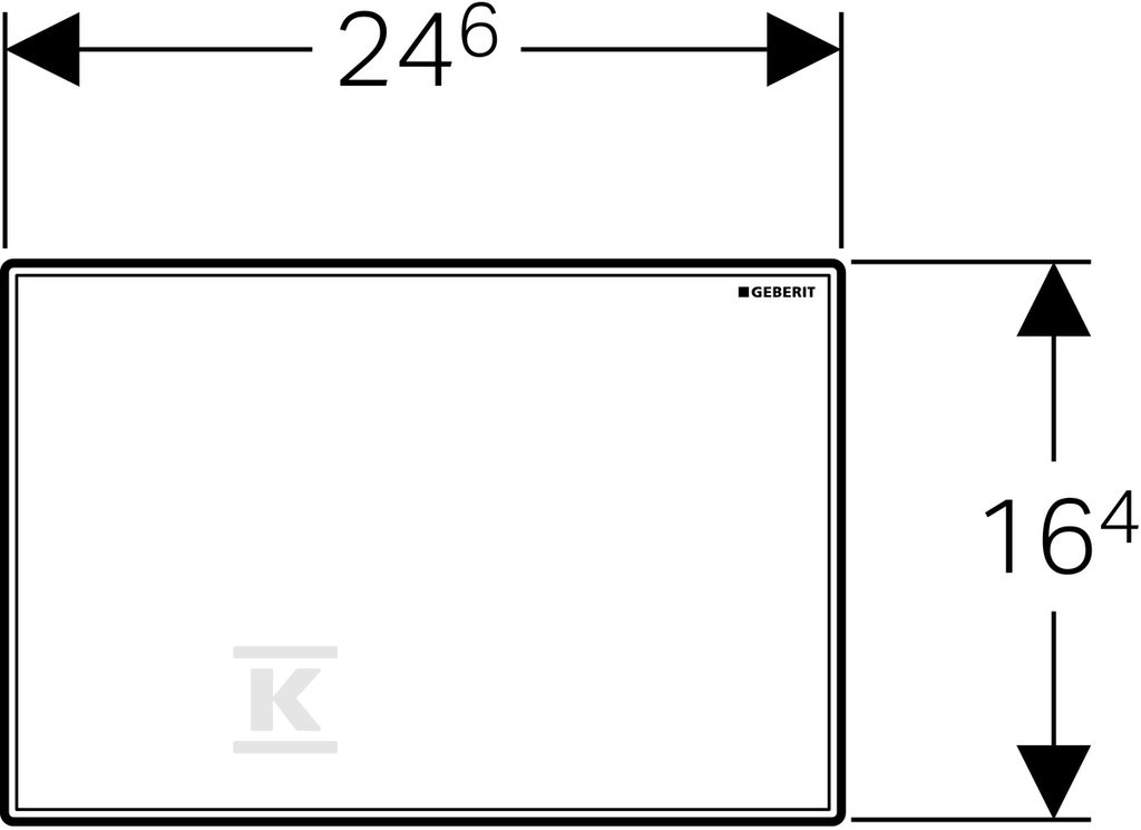 Zátka kontrolního otvoru Sigma, chrom - 115.768.21.1