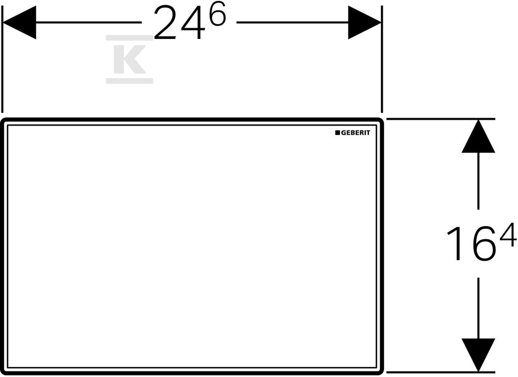 Zátka kontrolního otvoru Sigma, matný - 115.768.46.1