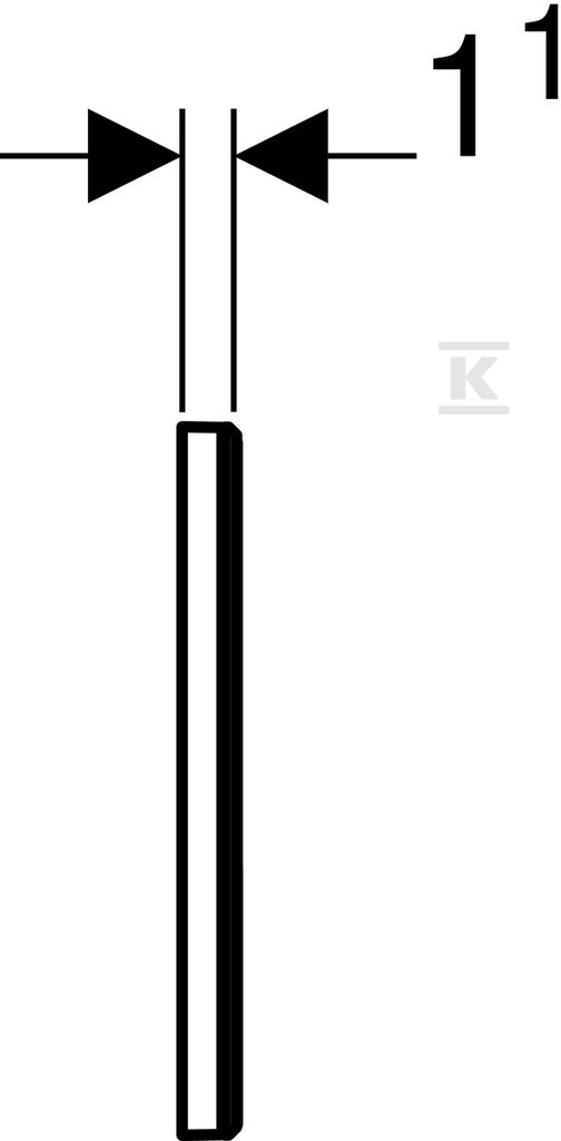 Zátka kontrolního otvoru Sigma, matný - 115.768.46.1