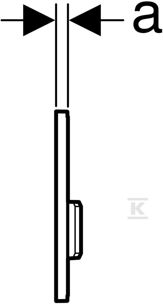 Pneumatyczny zawór spłukujący Geberit - 116.016.00.5