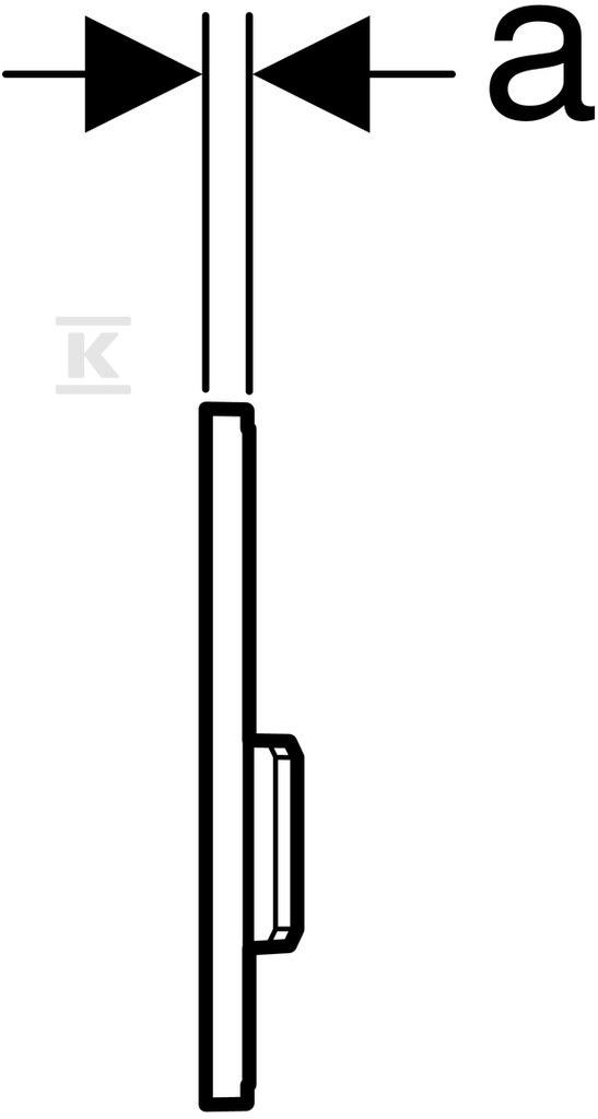 Pneumatyczny zawór spłukujący Geberit - 116.016.GH.5