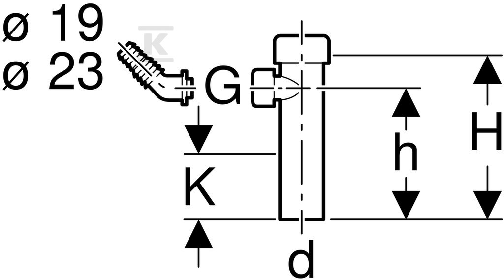 Installation kit for washing machines - 152.274.11.1