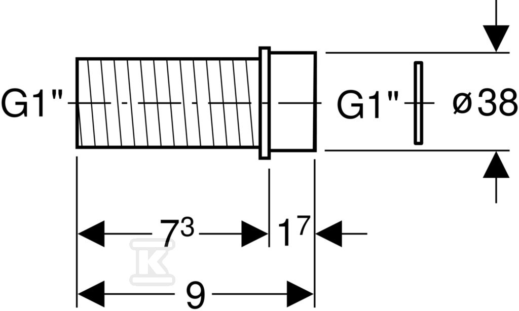 Extension for 152.234.xx.1 white - 152.921.11.1