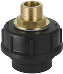 PE adapter coupling with brass thread d50x1 "