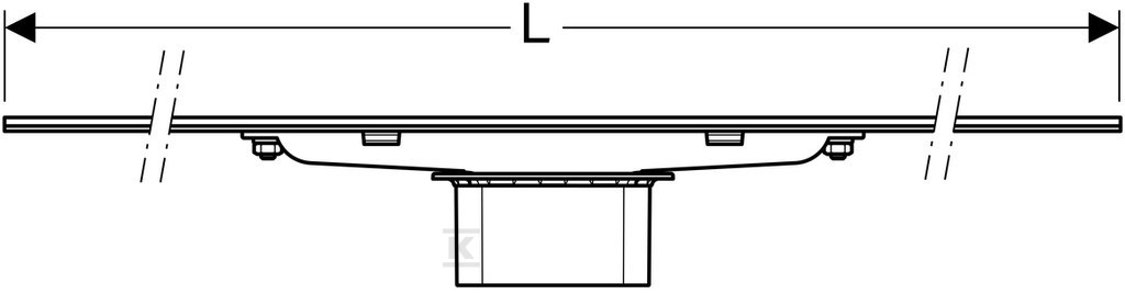 CleanLine60 sabirni oluk za linearne - 154.458.00.1