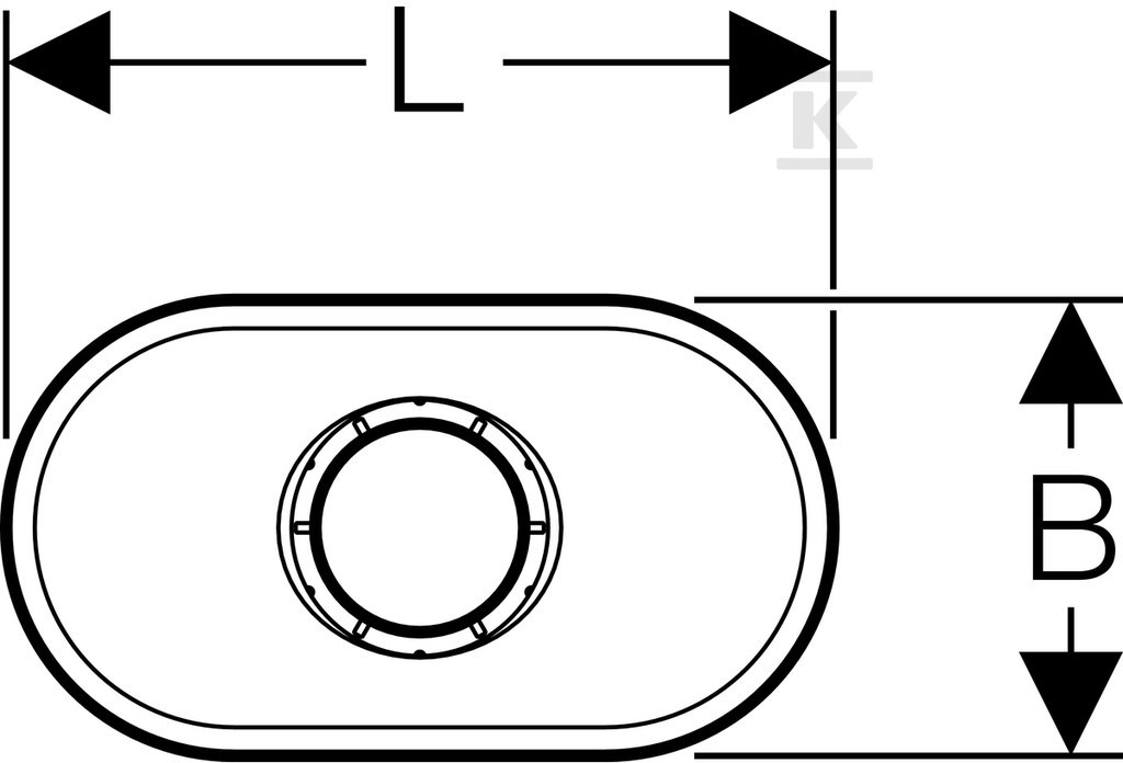 Laboratory oval infusion - 352.379.16.1