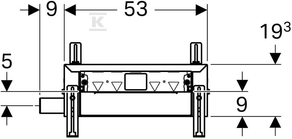 Stelaż (element montażowy) Kombifix do - 457.534.00.1