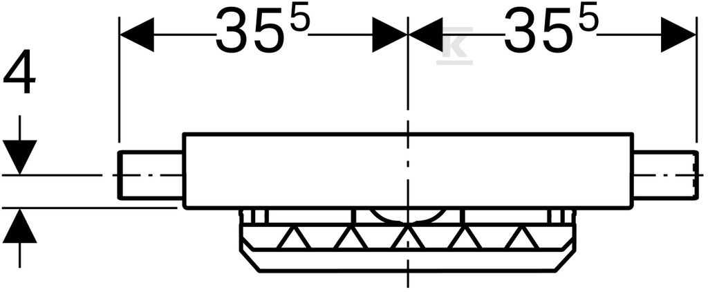 Stelaż (element montażowy) Kombifix do - 457.534.00.1